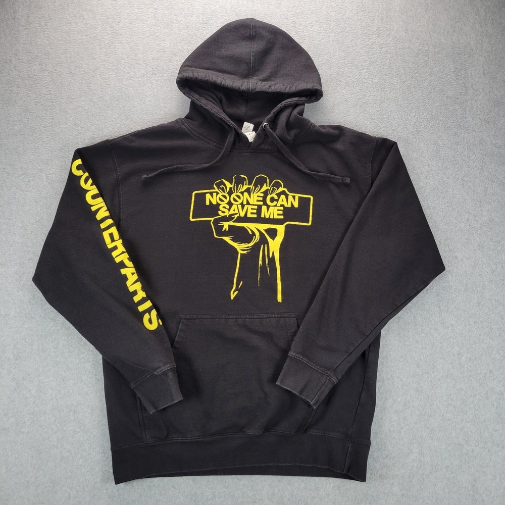 Counterparts Band Hoodie Men's Large Black‎ Nothing Left Love Metalcore Save Me